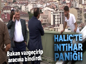 Bakan Kasapoğlu intihardan vazgeçirdi, aracına bindirdi