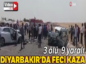 Diyarbakır'da katliam gibi kaza: 4 ölü, 4'ü ağır 8 yaralı