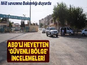 ABD'li Korg. Twitty Güvenli Bölge kapsamında sınırda ve Şanlıurfa'da incelemelerde bulundu