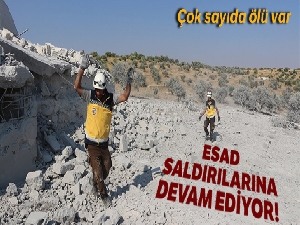 Esad rejimi İdlib'i bombalamaya devam ediyor: 6 ölü