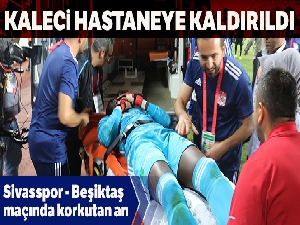 Sahada baygınlık geçiren kaleci Samassa hastaneye kaldırıldı