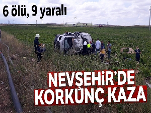 Nevşehir'de minibüs ile tır çarpıştı: 7 ölü, 8 yaralı