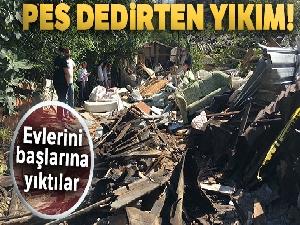 Kağıthane'de bir inşaat firmasından pes dedirten yıkım
