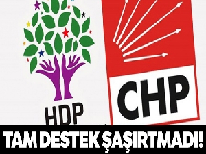 CHP'den HDP'ye tam destek