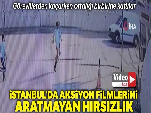 Pendik'te aksiyon filmlerini aratmayan lastik hırsızlığı kamerada