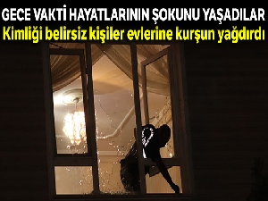 Karaman'da bir eve kurşun yağdırdılar