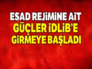 Esad rejim güçleri Han Şeyhun'a girmeye başladı