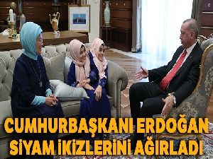 Kahramanmaraşlı siyam ikizleri Cumhurbaşkanlığı Külliyesi'nde