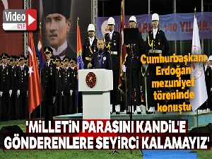 Cumhurbaşkanı Erdoğan: 'Milletin parasını Kandil'e gönderenlere seyirci kalamayız'