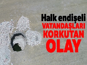 Eskişehir'de oluşan obruklar vatandaşları korkutuyor