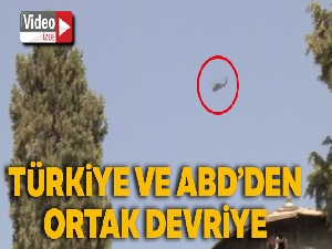 Türkiye ile ABD sınırda ortak devriye attı