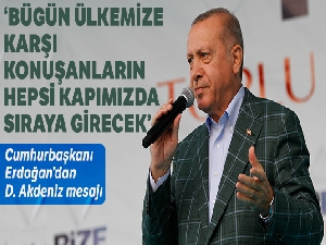 Cumhurbaşkanı Erdoğan'dan net Doğu Akdeniz mesajı