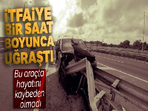 İstanbul Havalimanı yolunda akılalmaz kaza