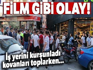 İş yerini kurşunlayan şüpheliler yakalanmamak için boş kovanları topladı