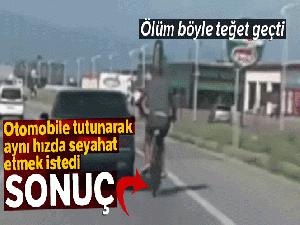 Ölüm böyle teğet geçti, o anlar kamerada