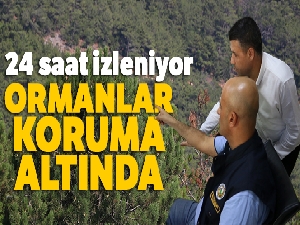 Ormanlar seyyar kamera ile koruma altında