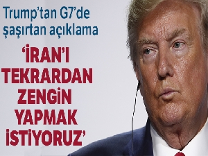 Trump: 'İran'ı tekrardan zengin yapmak istiyoruz'