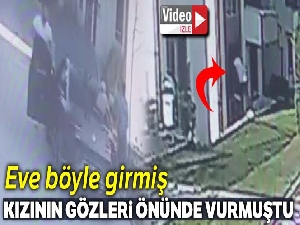 Tuğba Anlak'ı kızının gözleri önünde vuran zanlı kamerada