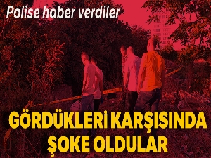 Kötü koku gelen ağaçlık alandan ceset çıktı