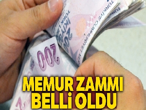 Memur zammı belli oldu