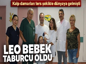 Leo bebek taburcu oldu!