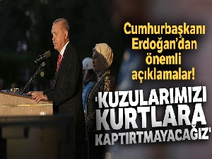 Cumhurbaşkanı Erdoğan: 'Kuzularımızı kurtlara kaptırtmayacağız'