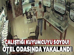 Çalıştığı kuyumcudan 78 parça mücevherle kaçtı, 68 parça mücevherle yakalandı