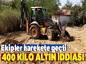 Tekirdağ'da 400 kilo altın iddiası ekipleri harekete geçirdi