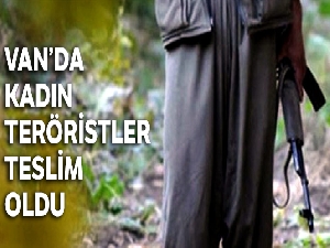 Van'da 2 kadın terörist ikna edilerek teslim oldu