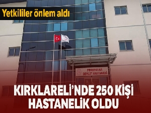 Kırklareli'nde 250 kişi şebeke suyundan zehirlendi iddiası