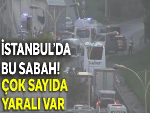 TEM'de zincirleme kaza,  yaralılar var