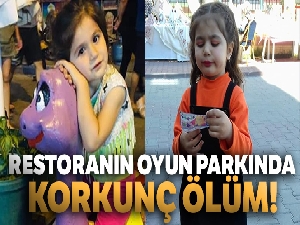 Restoranın oyun parkında korkunç ölüm