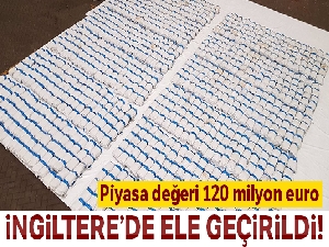 İngiltere'de rekor uyuşturucu vurgunu