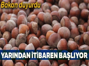 Bakan Pakdemirli, fındık alım ödemelerinin başladığını duyurdu