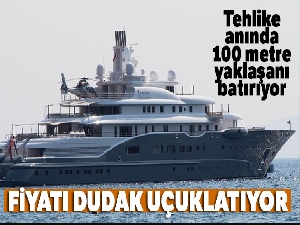 Tehlike anında 100 metre yaklaşanı batırıyor