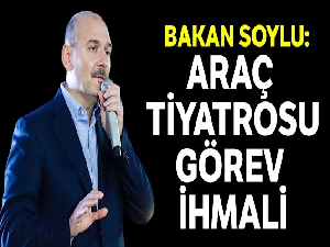 Süleyman Soylu: Belediye işi şov işi değildir