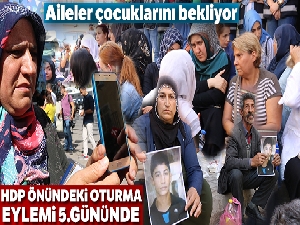 Diyarbakır'da HDP önündeki oturma eylemi 5. gününde