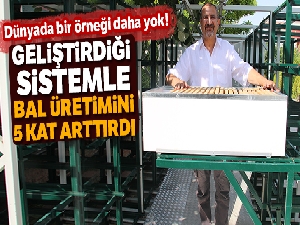 Uçak mühendisinden dünyada örneği olmayan yerli mobil arıcılık sistemi
