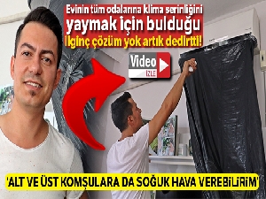 Çöp poşetiyle gelen zihnisinir serinlik