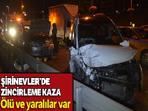 Şirinevler'de zincirleme kaza: 1 ölü, 3 yaralı