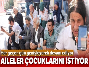 Ailelerin HDP önündeki evlat arayışı devam ediyor