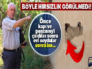Hırsızlığın bu kadarı pes dedirtti