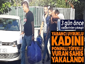 Yabancı uyruklu kadını vuran zanlı tutuklandı