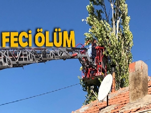 Ağaç budarken kafası ipe dolanan şahıs hayatını kaybetti