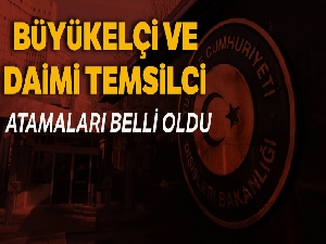 Büyükelçi ve daimi temsilci atamaları belli oldu
