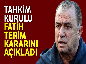 Tahkim Kurulu, Fatih Terim kararını açıkladı