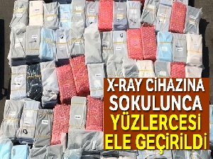 X-Ray'a sokulan araçtan kaçak telefon fışkırdı