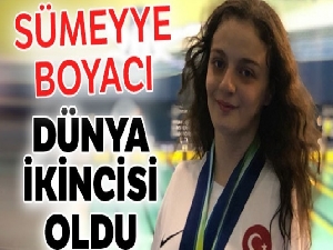 Sümeyye Boyacı dünya ikincisi oldu