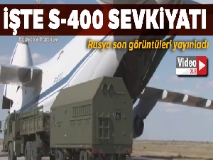 Rusya Savunma Bakanlığı S-400 sevkiyatının son görüntülerini yayınladı