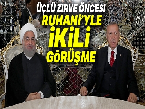 İran Cumhurbaşkanı Ruhani Çankaya Köşkü'nde